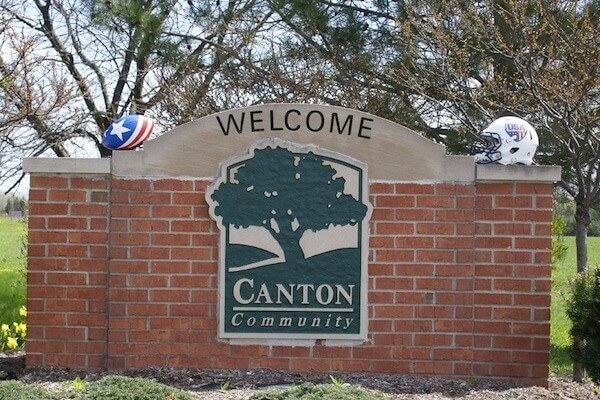 Canton Michigan welcome sign