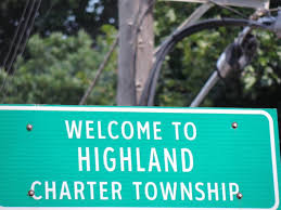 Downtown Highland Michigan