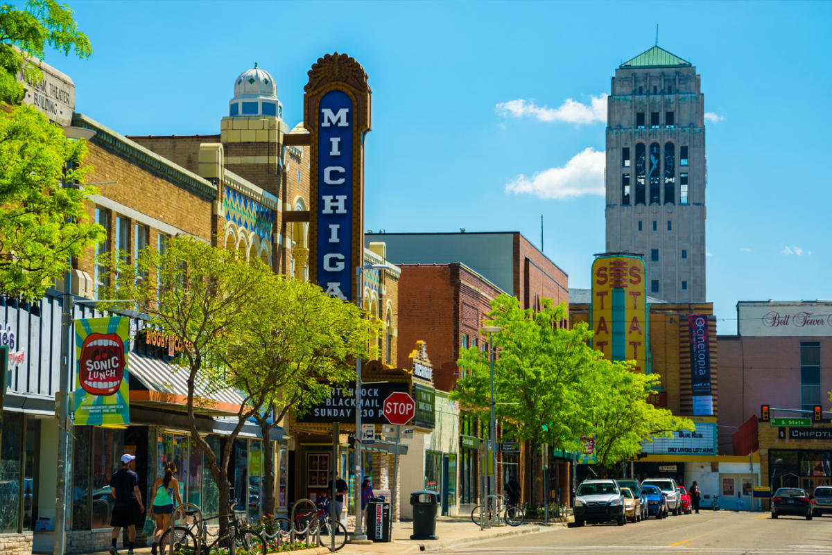 Downtown Ann Arbor Michigan